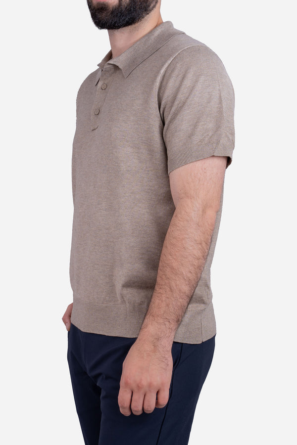 Sweater Polo Oatmeal