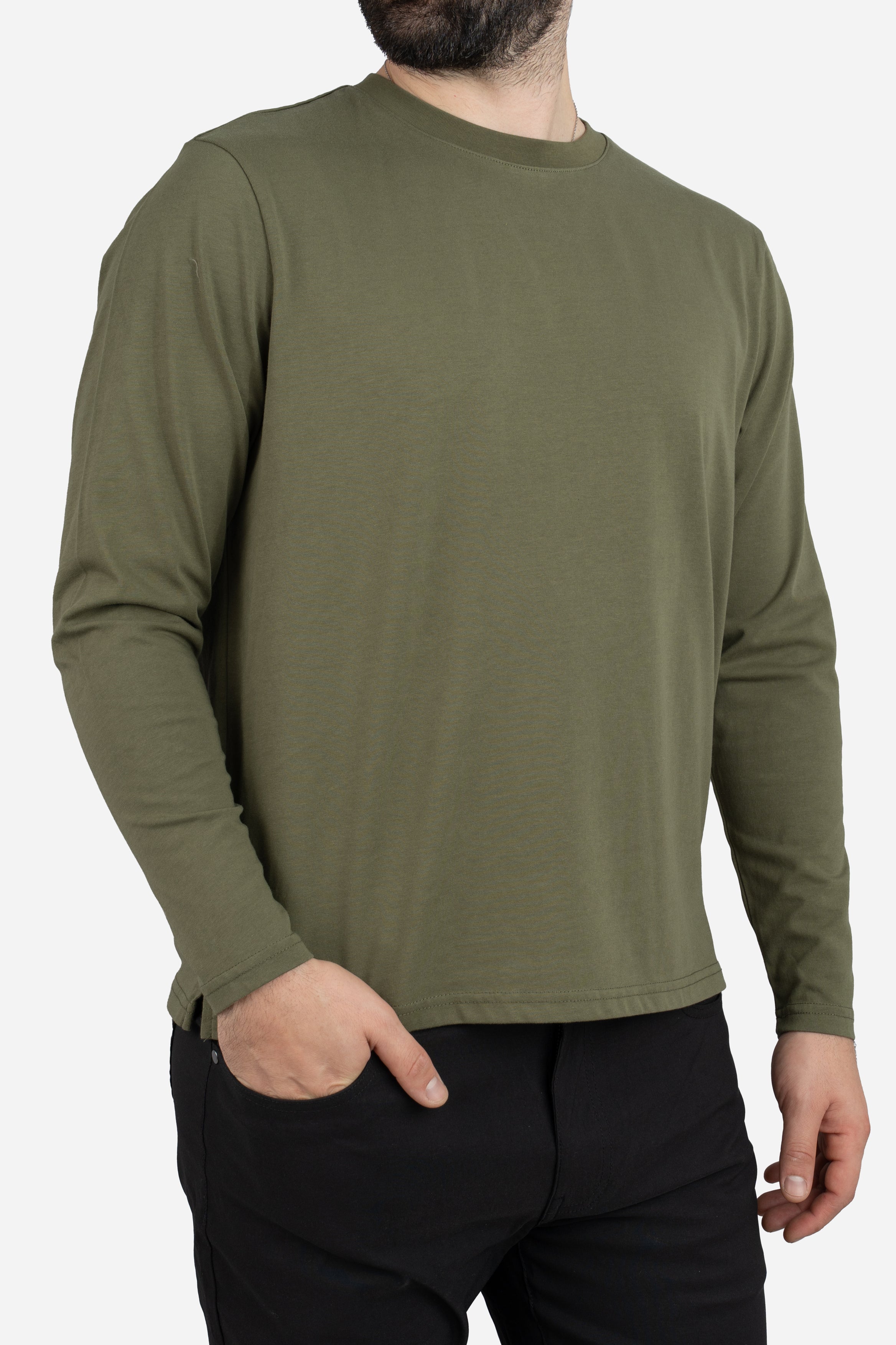 Long Sleeve Core T-Shirt Olive