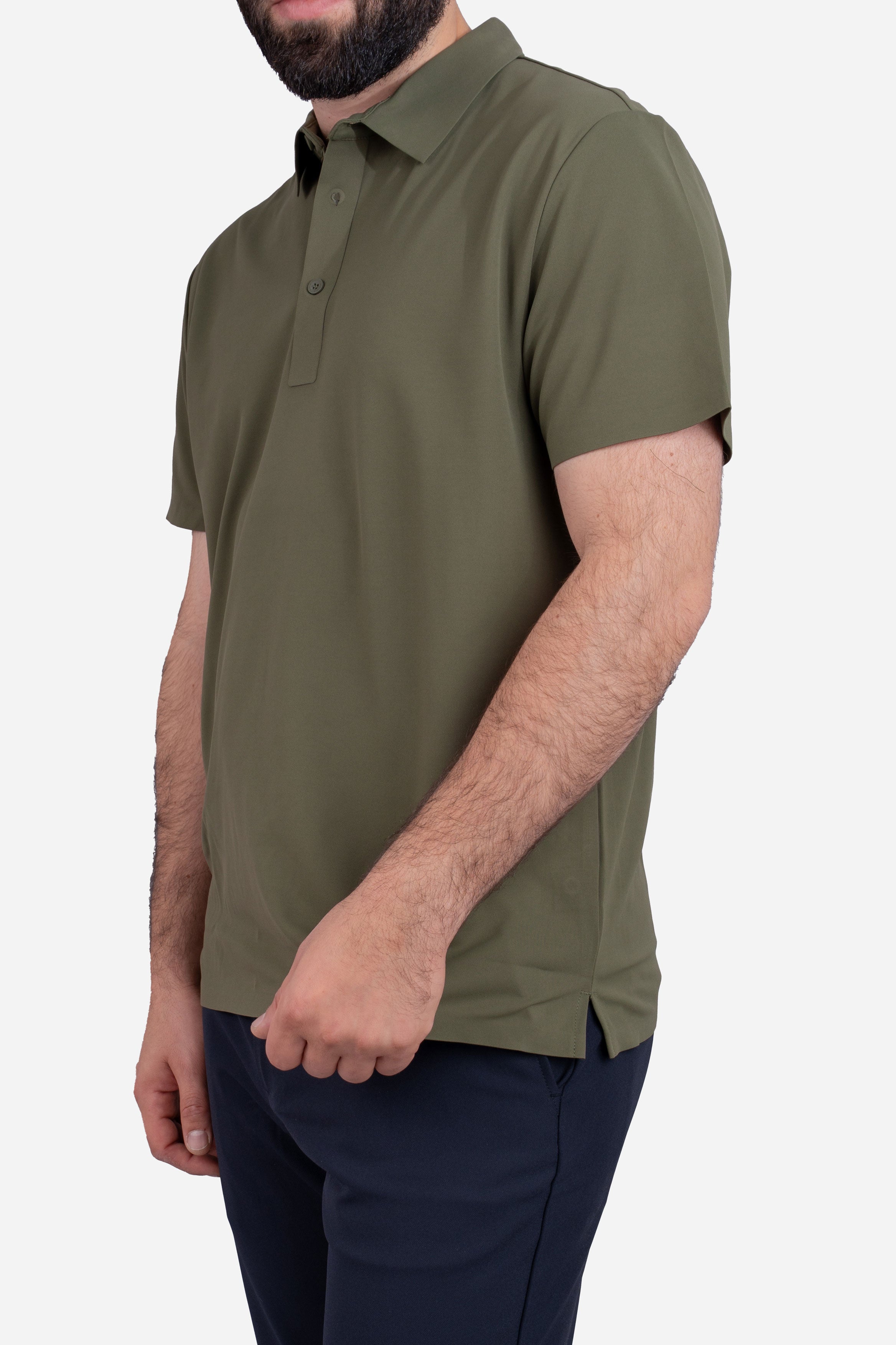 Tech Polo Olive