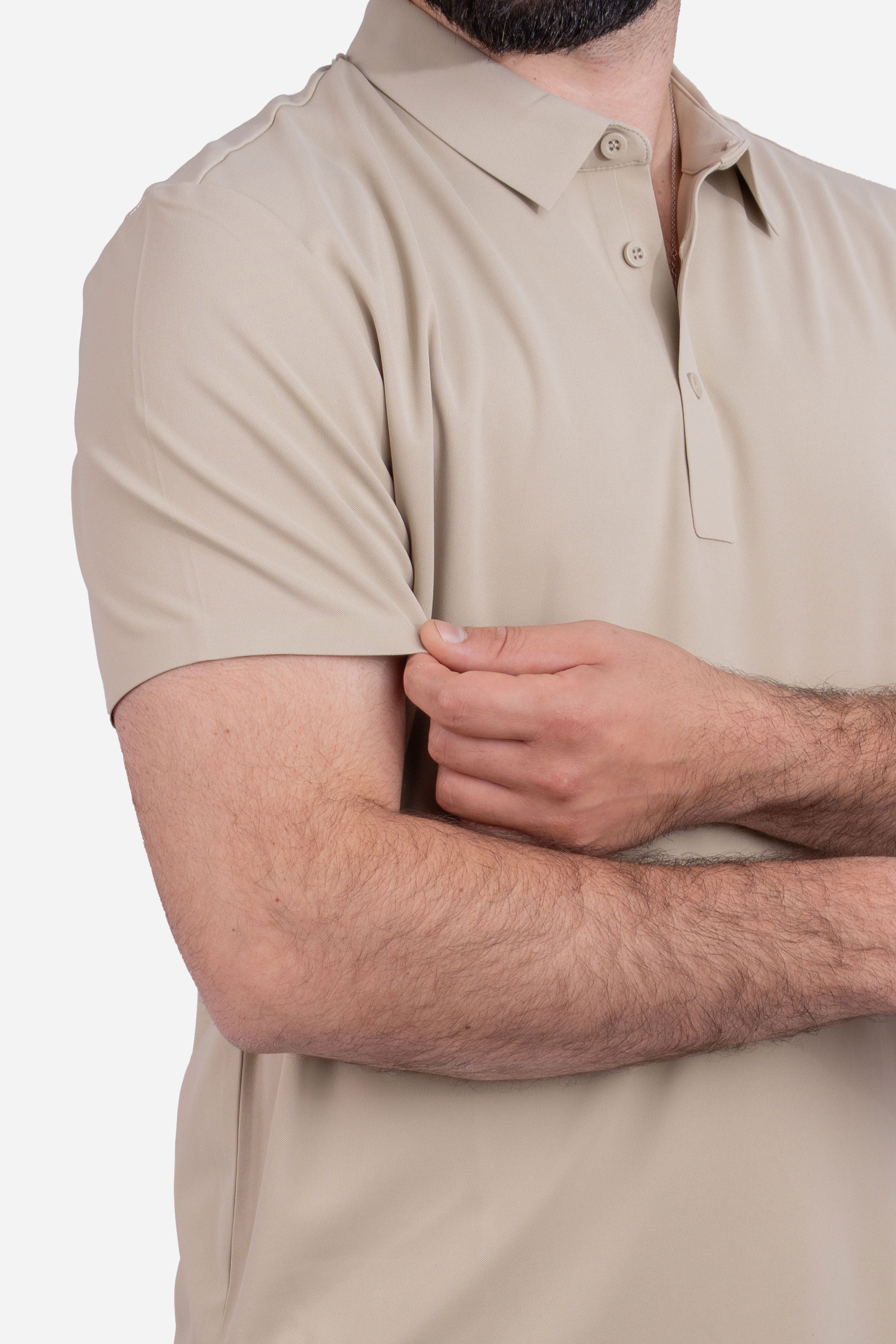 Tech Polo Tan