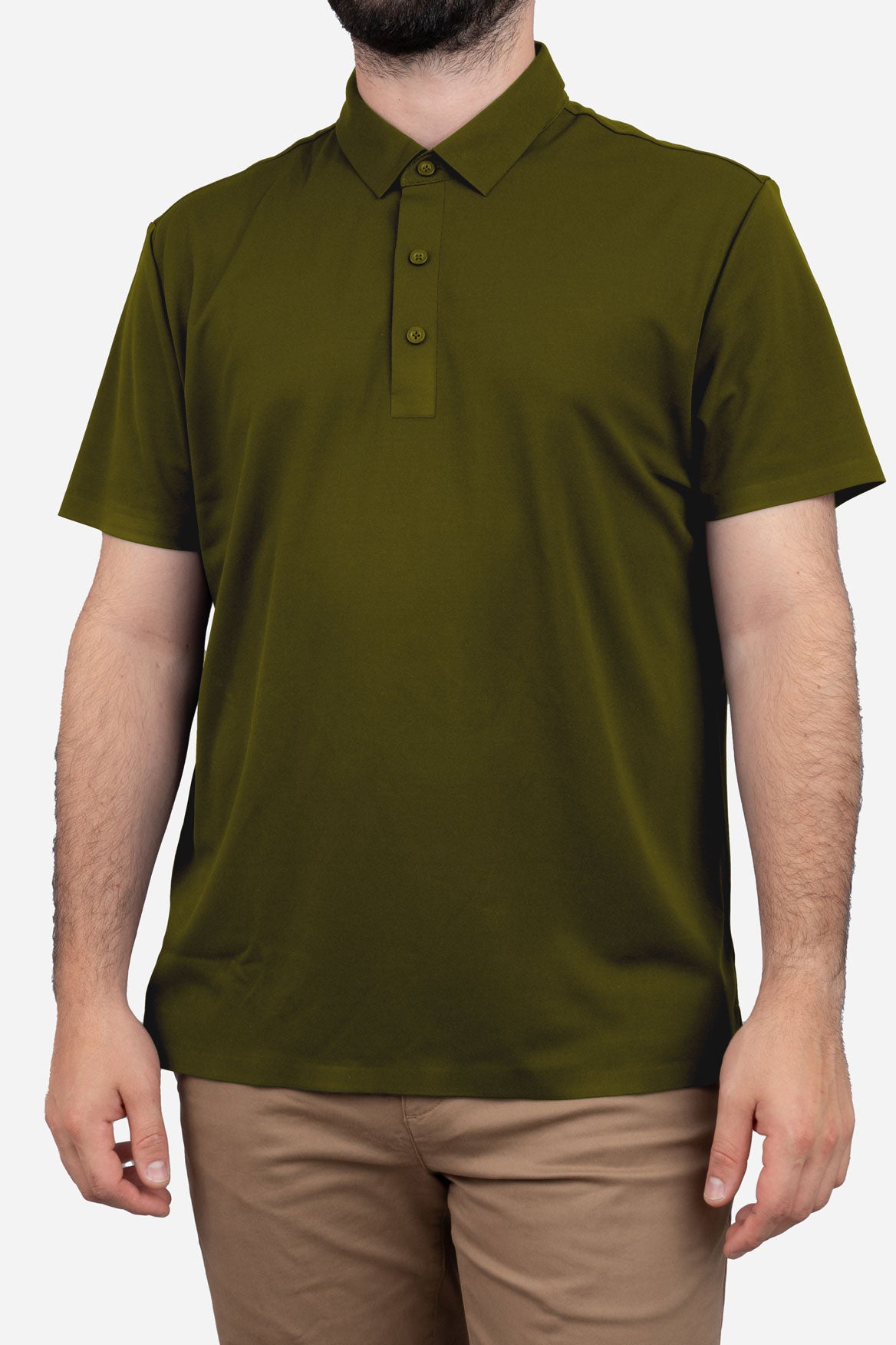 Tech Polo Olive