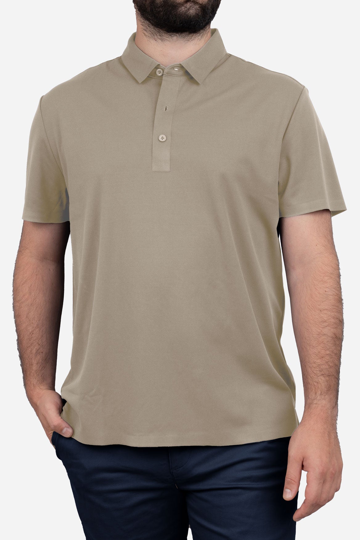 Tech Polo Tan