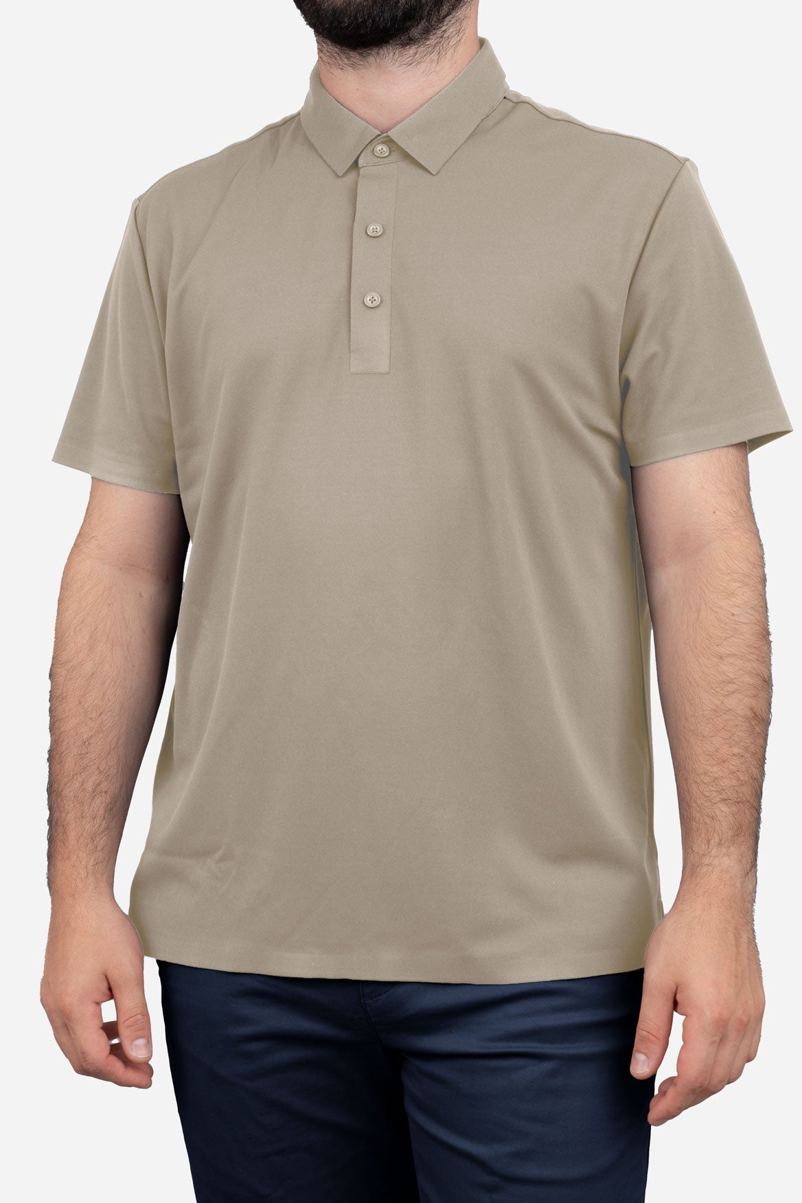Tech Polo Tan