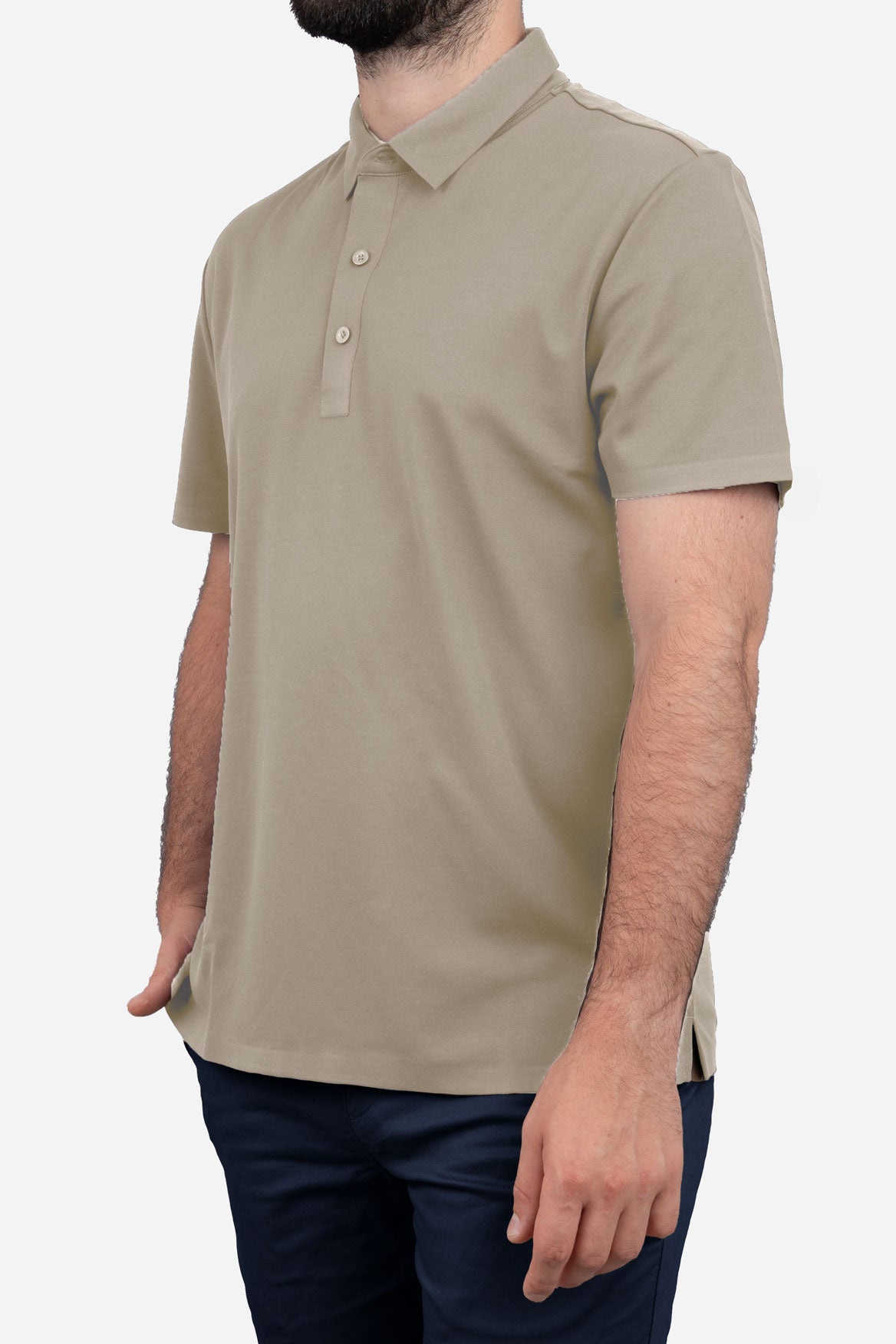 Tech Polo Tan