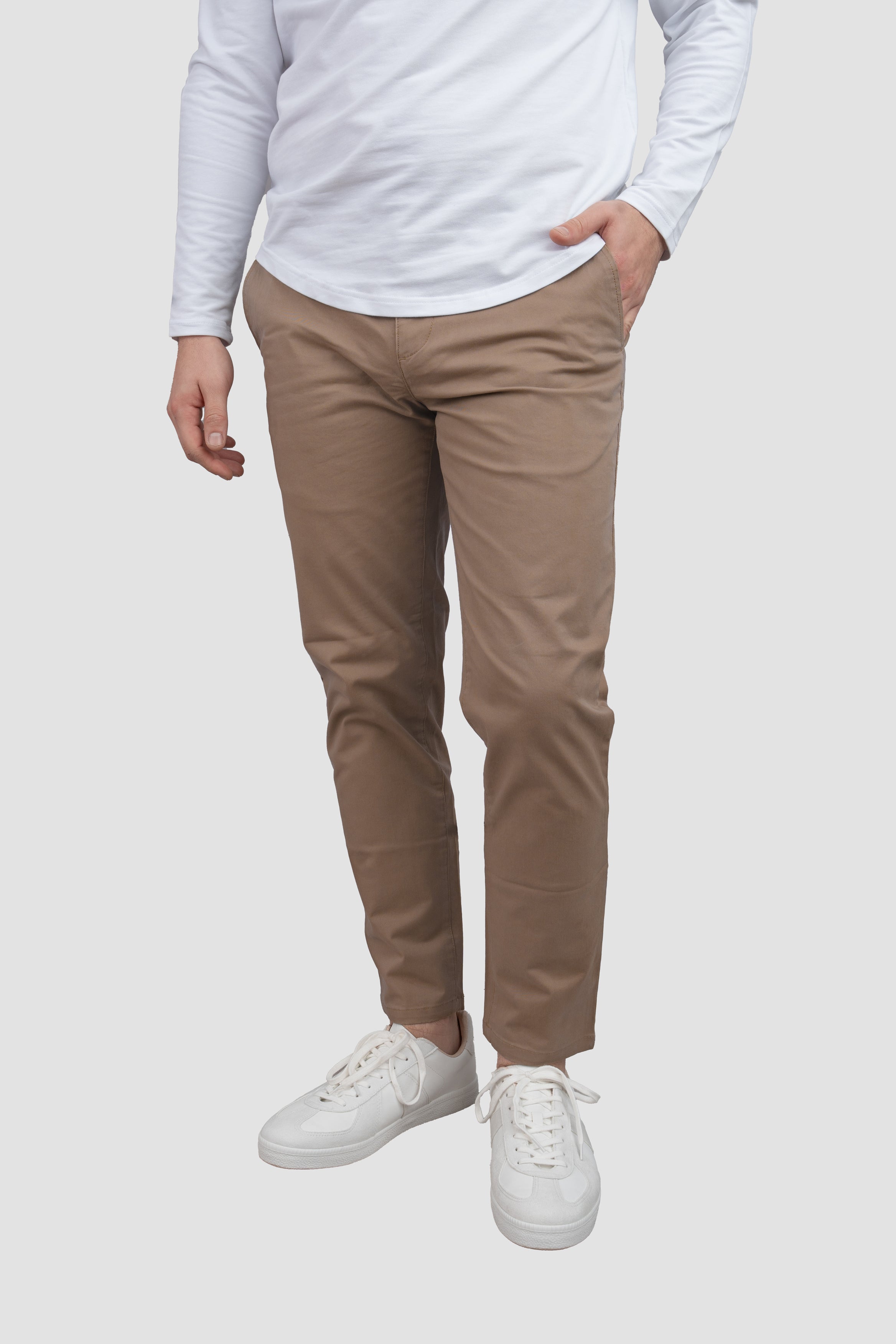 Core Stretch Chino Almond