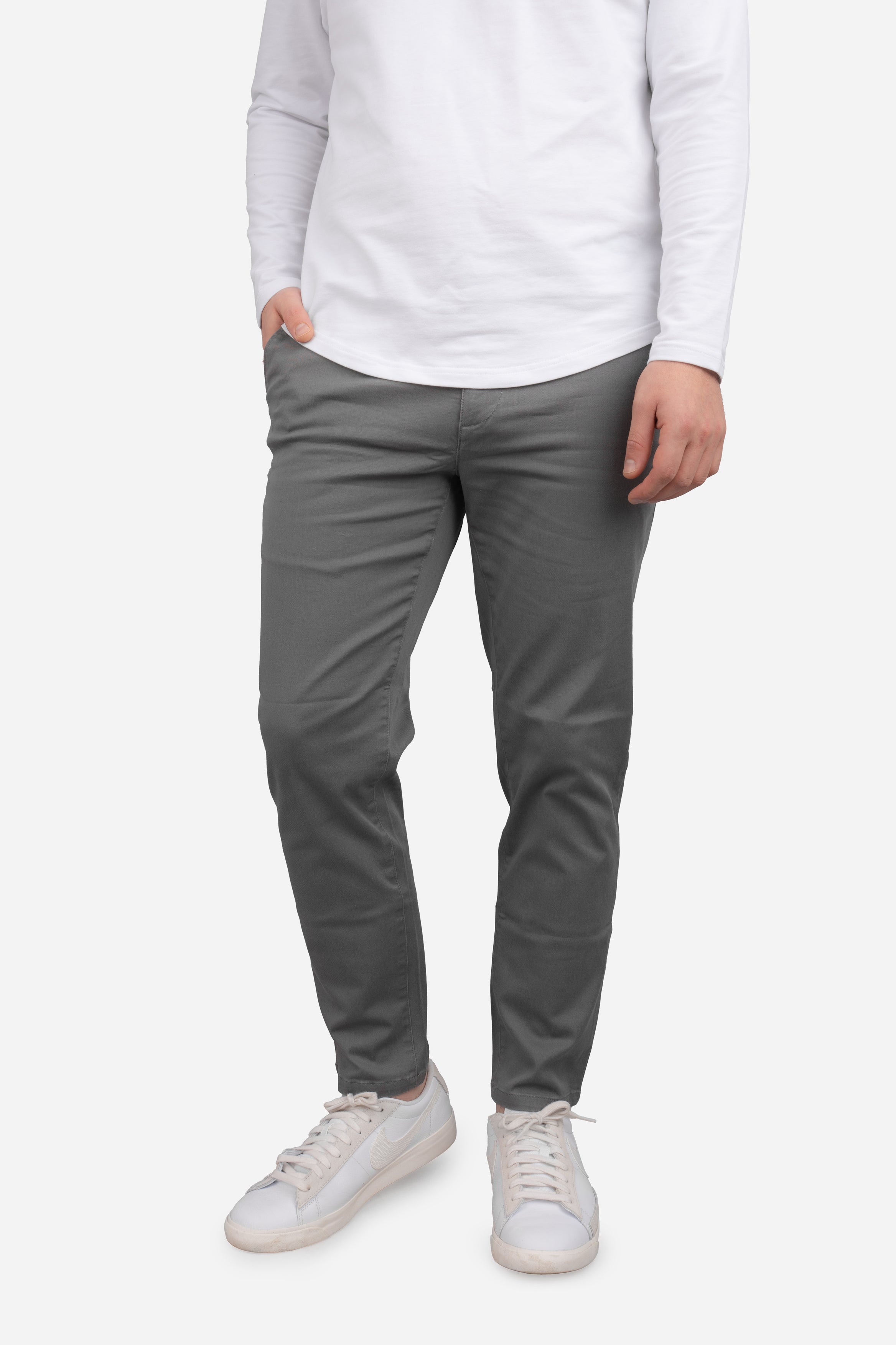 Extra Stretch Chino Gray