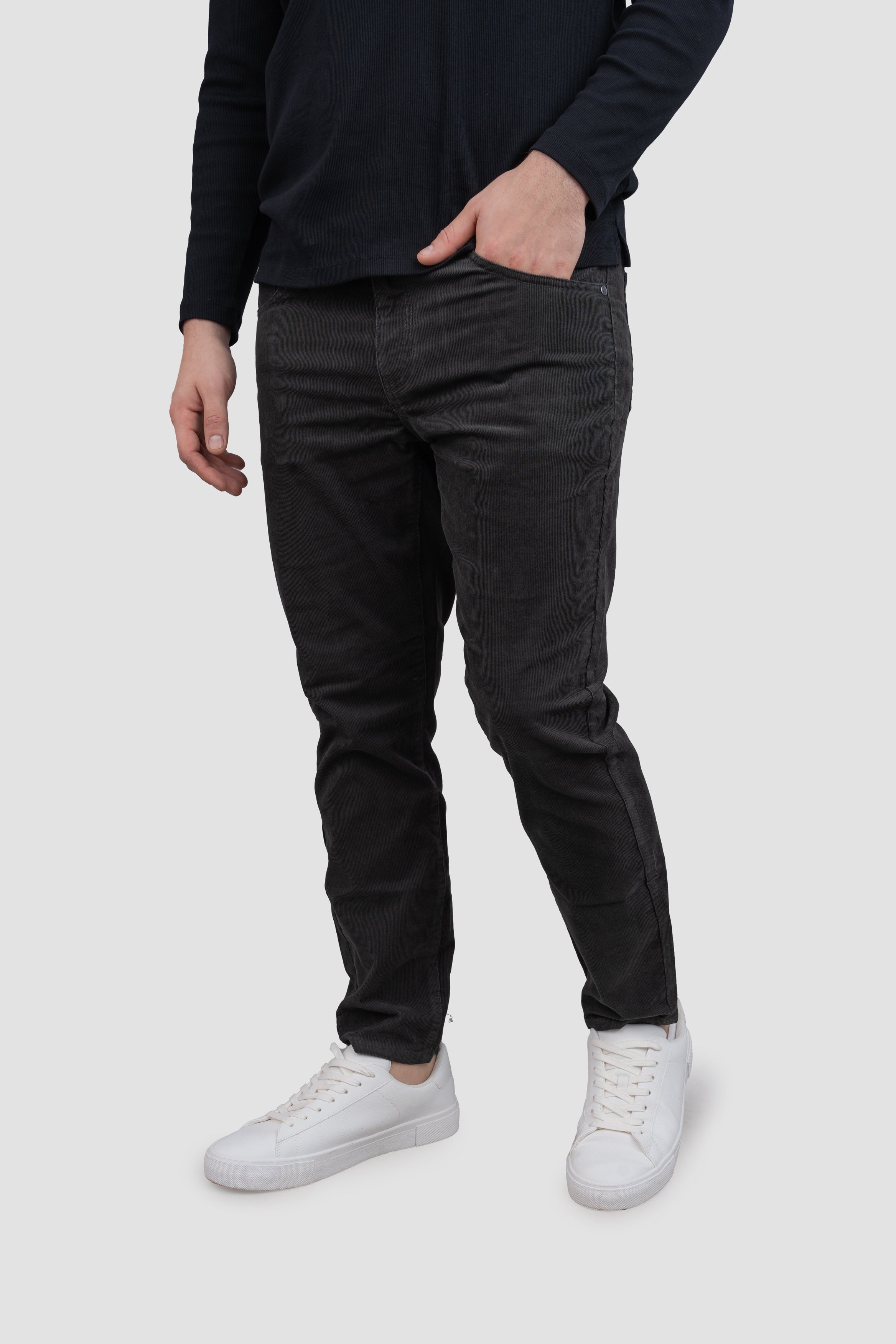 Stretch Cord 5 Pocket Pants Graphite