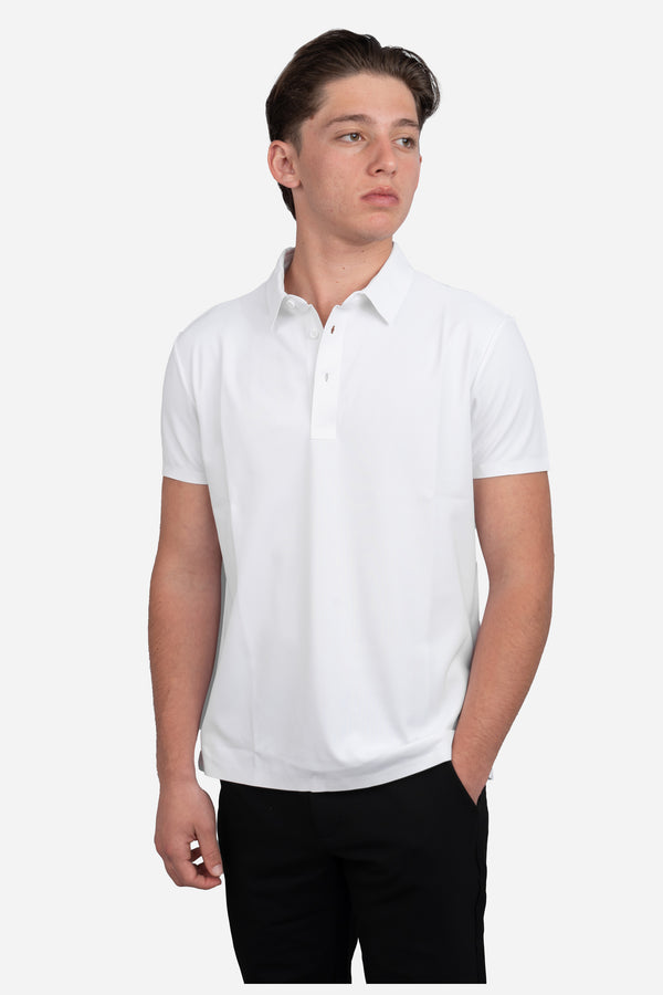 Tech Polo White