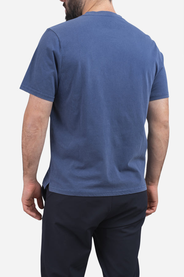 Vintage Wash T Shirt Blue