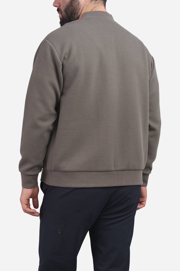 Waffle Bomber Taupe