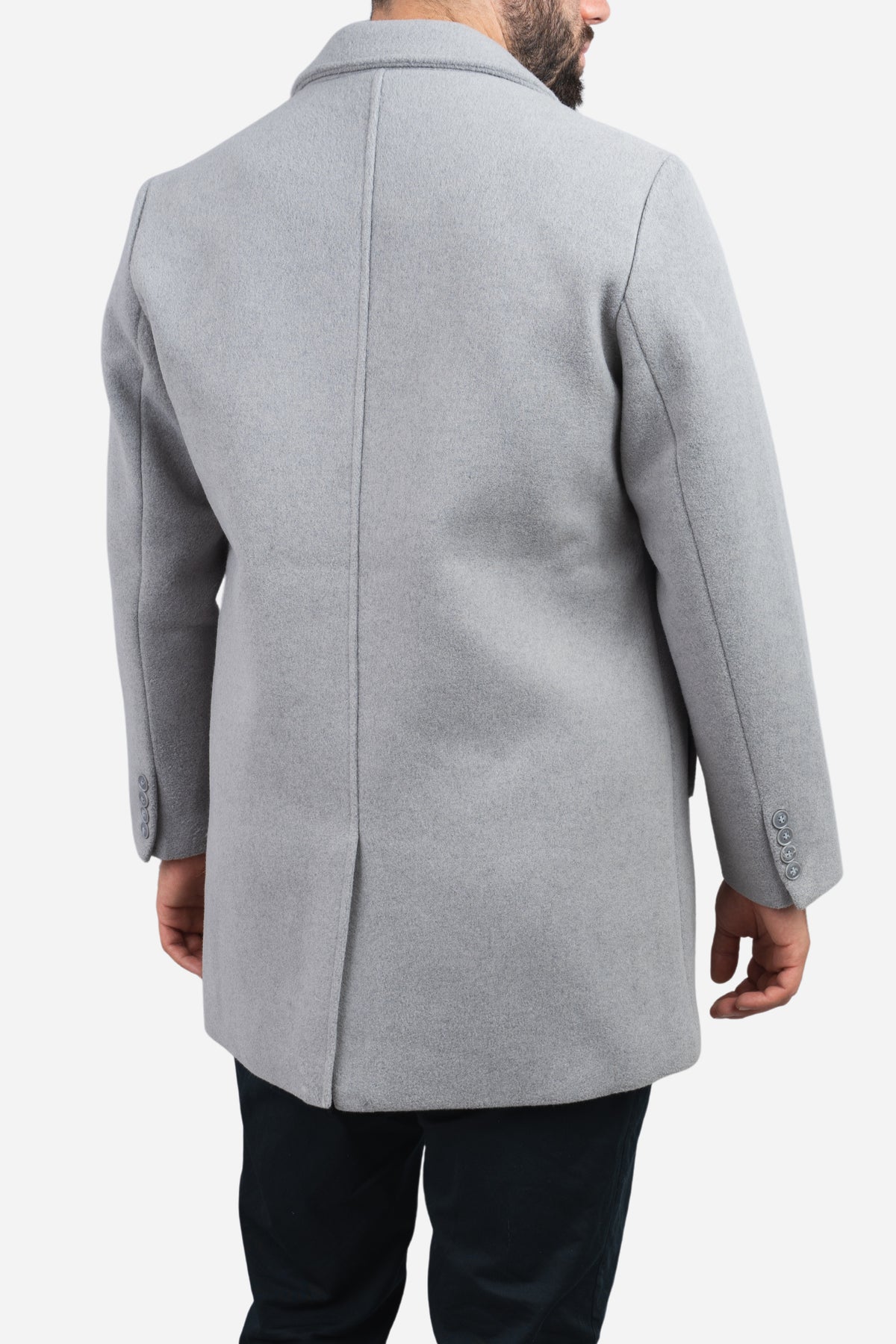 Wool Overcoat Gray