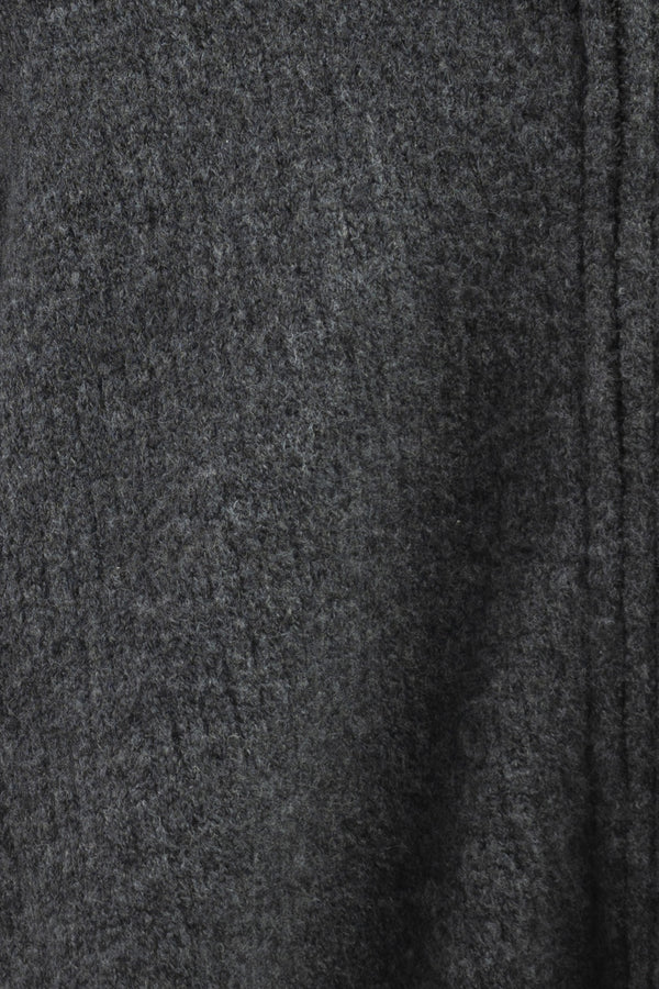 Wool Blend Sweater Hoodie Ash