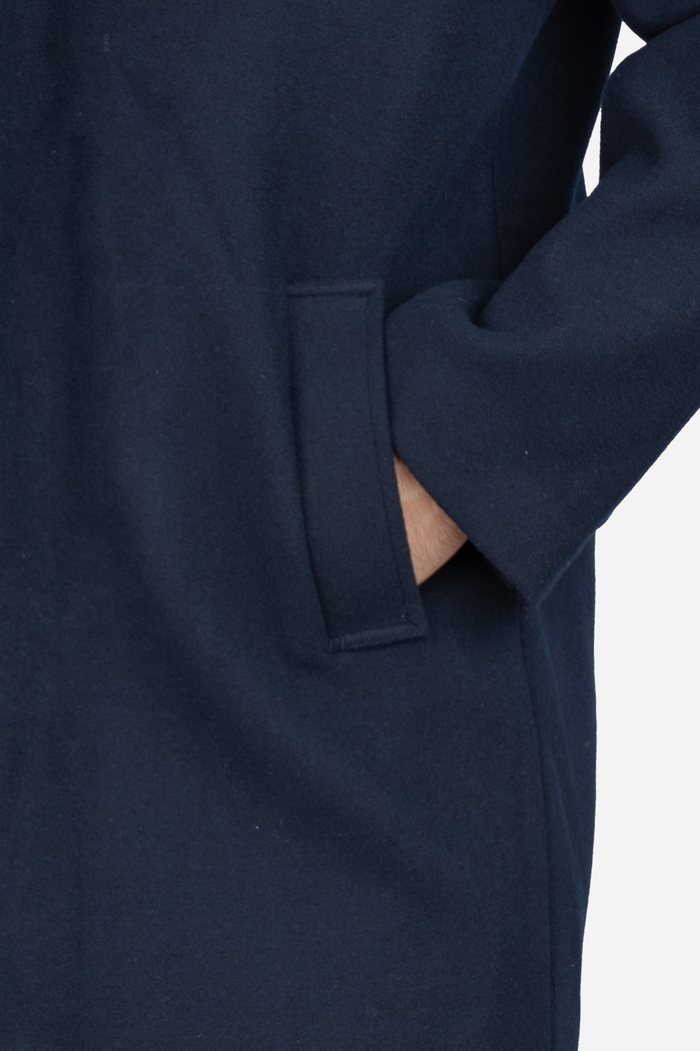 Wool Overcoat Navy