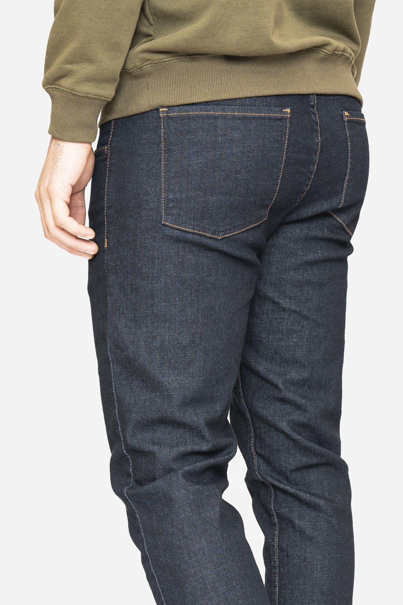 Raw wash shop jeans